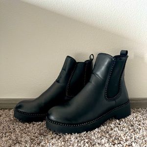 pretty little thing studded boots